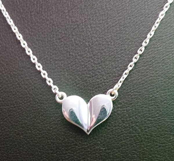 Silver Heart Necklace 2